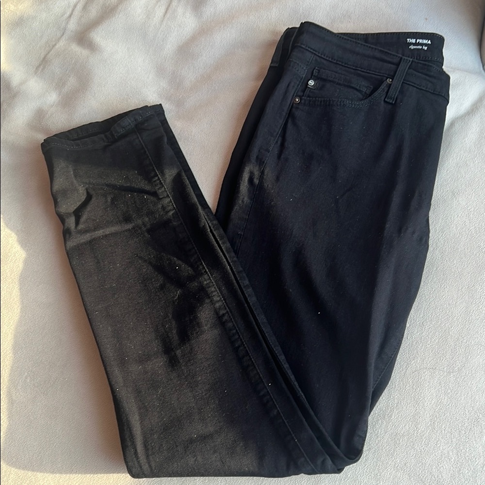 AG Black Prima Cigarette Jeans